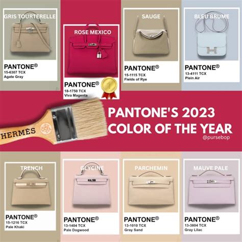 hermes color chart 2023|hermes bag colors 2023.